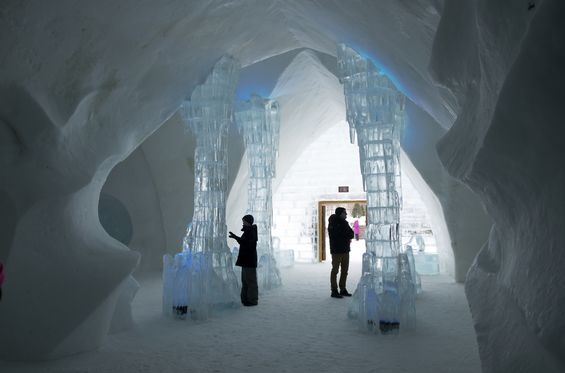 Visit the ice hotel