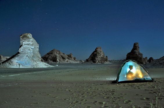 Sleep under the stars in the Desert