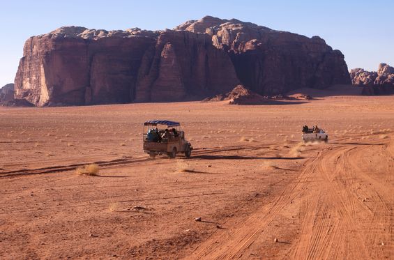 Exploring Wadi Rum desert