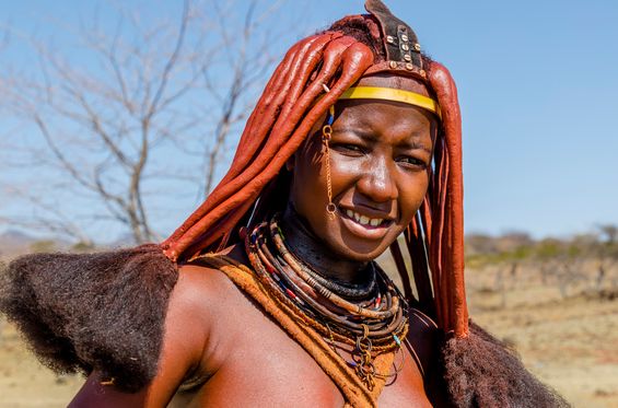 Meeting the Himba people