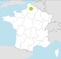 carte Partir FRANCE : NORD