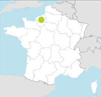 carte Partir FRANCE : NORMANDY