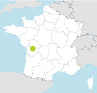 carte Partir FRANCE : POITOU-CHARENTES