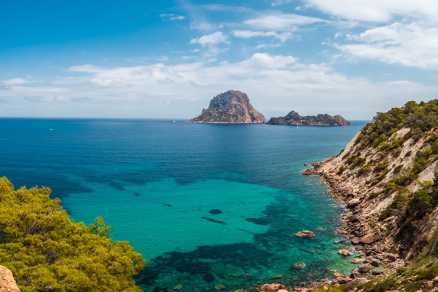 Cala d’Hort et Es Vedra