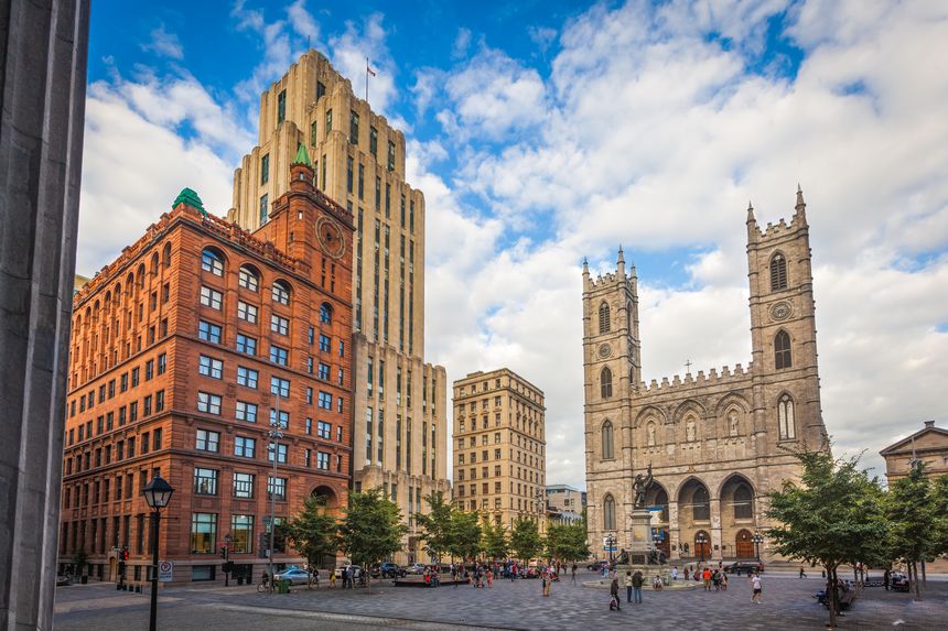 Religious buildings: Notre-Dame Basilica and Saint Joseph's Oratory