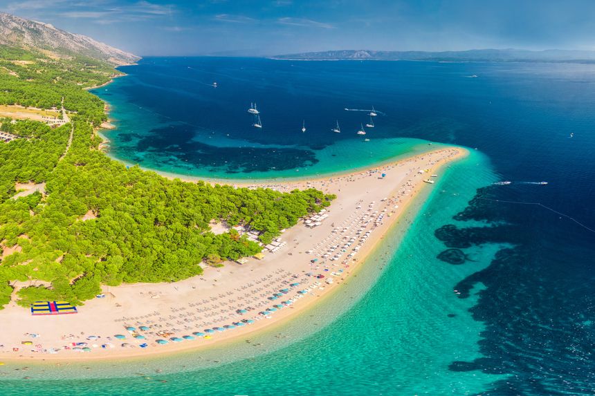 Brac Island and Zlatni Rat Beach