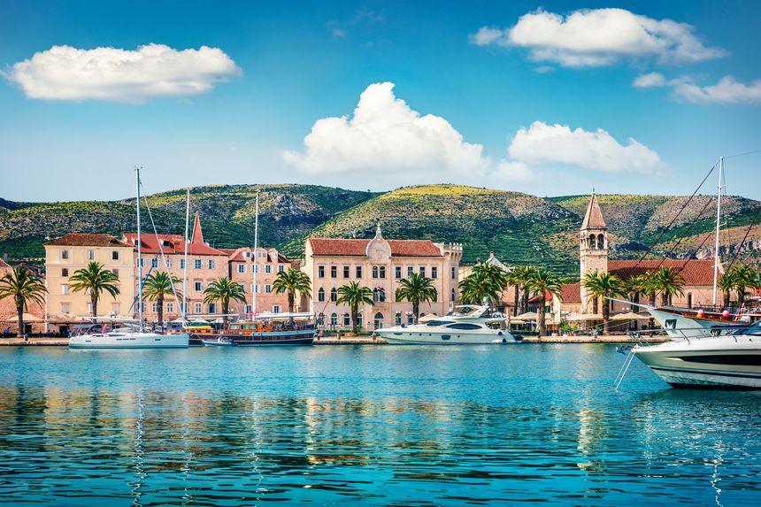 Split and the village of Trogir