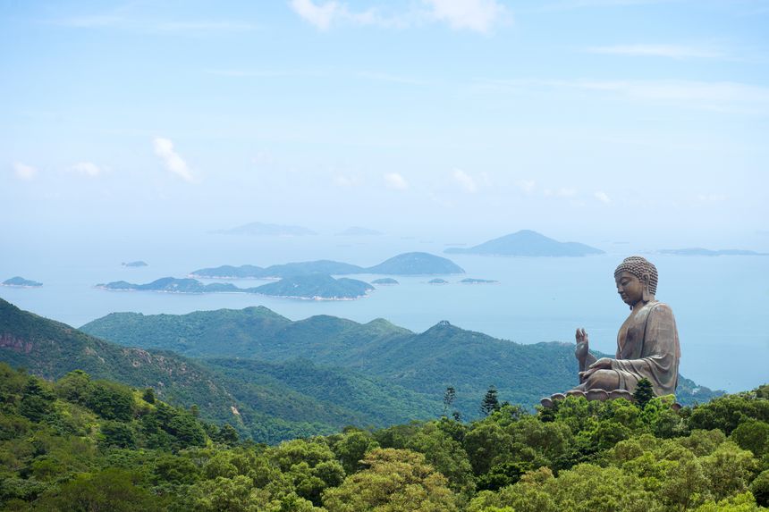 The Big Buddha and Po Lin Monastery