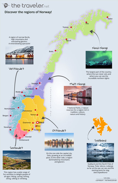 region Norway map