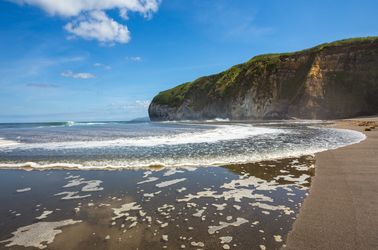 La plage de Santa Barbara 