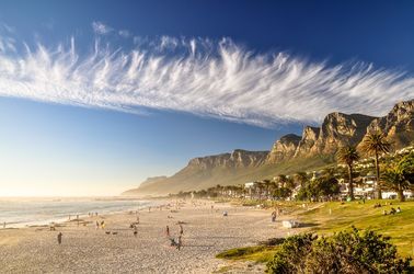 La plage de Camps Bay 