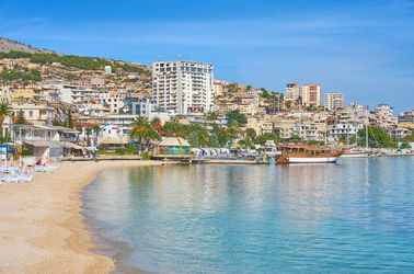 La station balnéaire de Saranda 