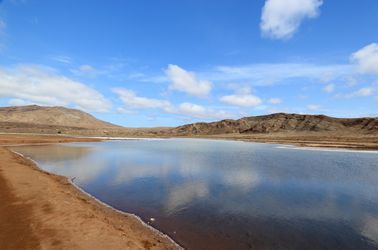 Les salines de Pedra Lume sur l'île de Sal