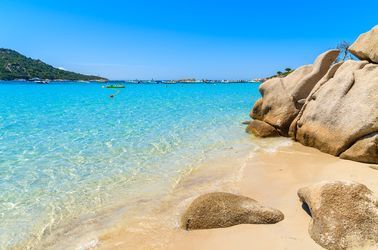 La plage de Santa Giulia