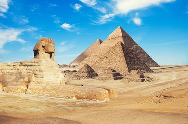 Pyramide et sphynx de Gizeh