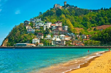 La plage de San Sebastian