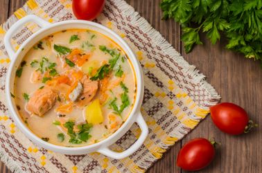 Lohikeitto, soupe de saumon