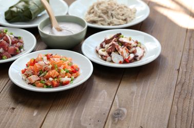 Plat traditionnel à base de saumon lomi lomi