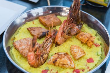 Crevettes au curry