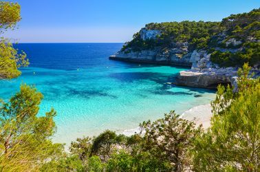 La plage Cala Mitjana