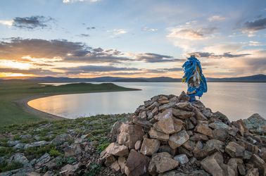 Le Lac de Terkhiin Tsagaan Nuur, appelé Lac Blanc