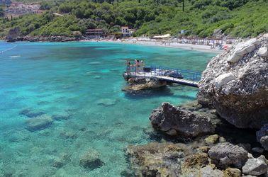 La plage de Drobni Pijesak 