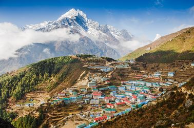 Vue sur Namche Bazar