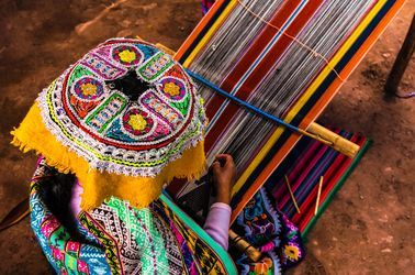 Une tisseuse à Chinchero