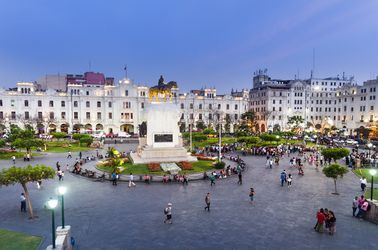 La place San Martin à Lima