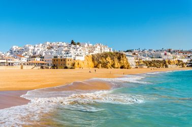 La plage d'Albufeira