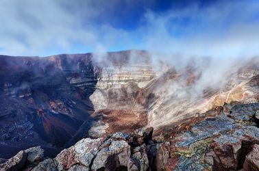 Le cratère Dolomieu