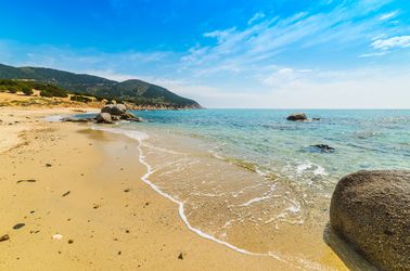 La plage de Porto Sa Ruxi