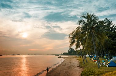 La plage du parc East Coast