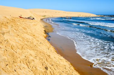 La plage de Barra de Valizas