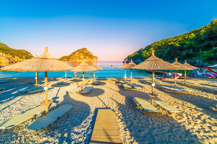 plage Paleokastritsa Beach (Corfu)