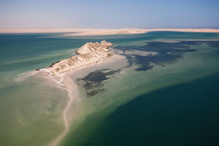 plage Dakhla dragon island