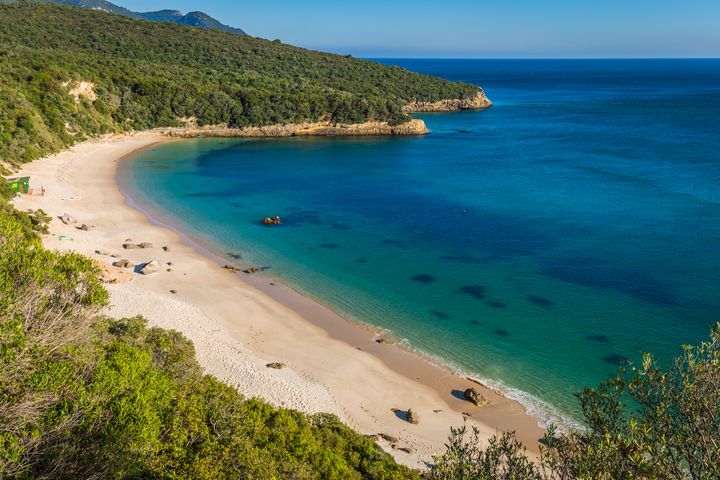 plage Praia de Portinho da Arrábida, Portinho da Arràbida