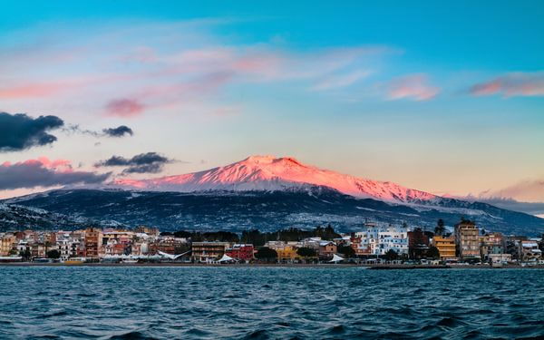 photo Mount Etna and the Ionian coast